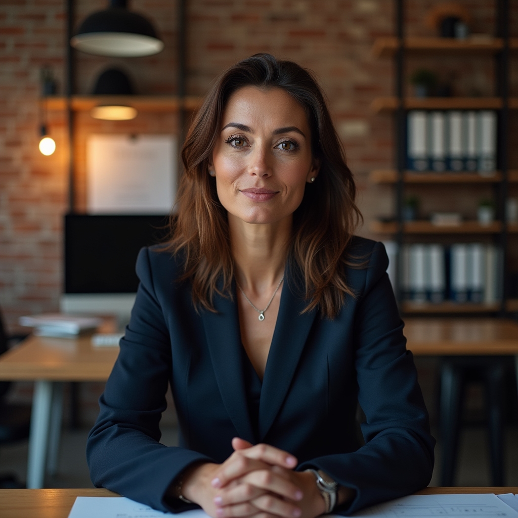 Consultant QulorqexHub la birou, pregătit pentru o sesiune de consultanță